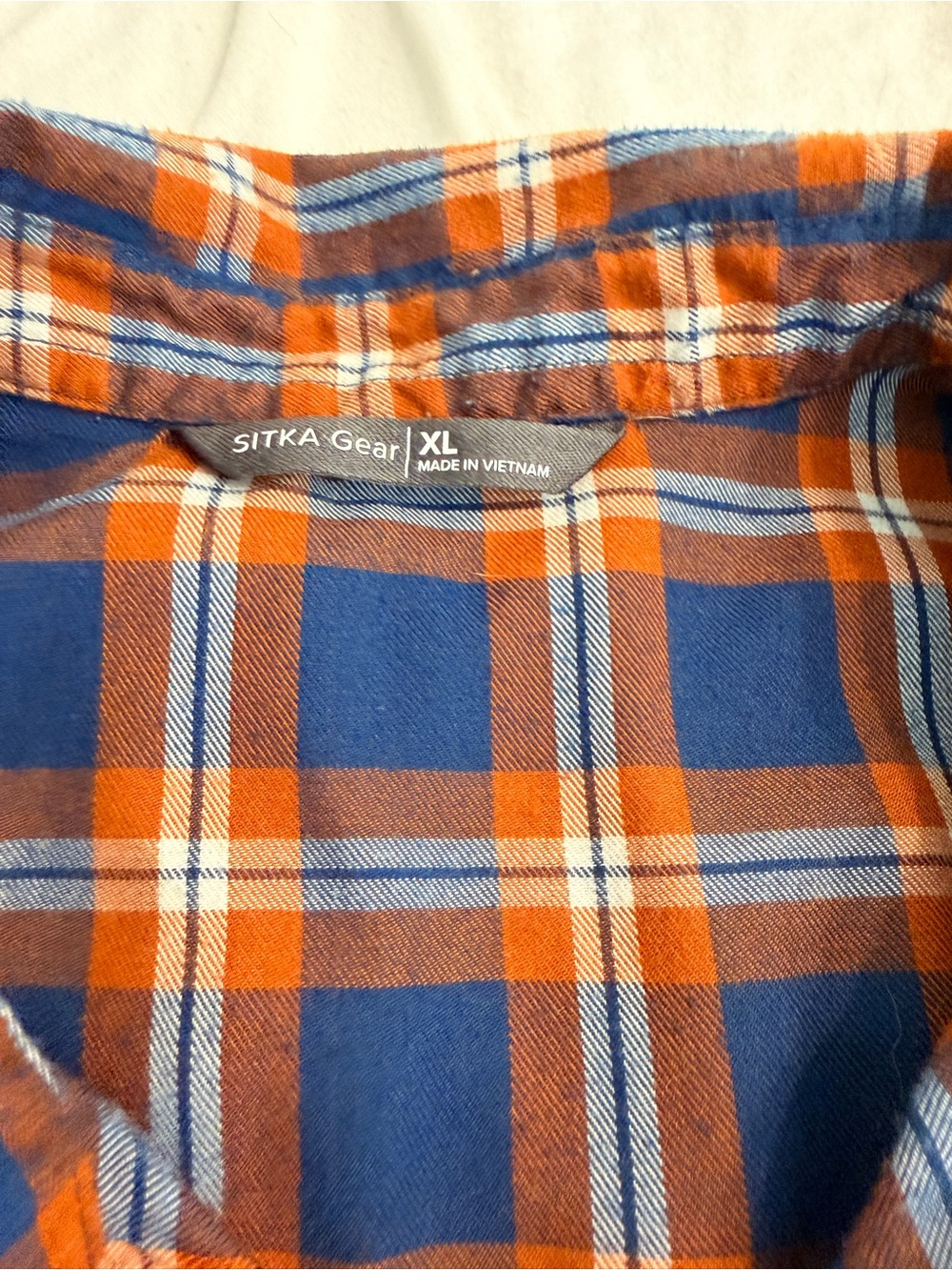 Men’s Sitka Gear Soft Plaid LS Button-Down Shirt Size XL - Picture 4 of 7